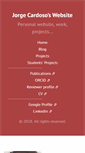 Mobile Screenshot of jorgecardoso.eu
